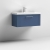 Nuie Deco Wall Hung 1-Drawer Vanity Unit with Basin-3 800mm Wide - Satin Blue