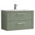 Nuie Deco Wall Hung 2-Drawer Vanity Unit with Basin-4 800mm Wide - Satin Green