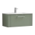 Nuie Deco Wall Hung 1-Drawer Vanity Unit with Basin-2 800mm Wide - Satin Green