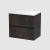 Havana Wall Hung 2-Drawer Vanity Unit with Sparkling White Worktop 600mm Wide - Metallic Slate