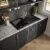 Nuie Inset Fireclay Kitchen Sink 1.0 Bowl 1010mm L x 525mm W - Soft Black