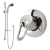 Nuie Ocean Concealed Single Lever Shower Valve with Slider Rail Kit - Chrome