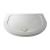 Nuie Pearlstone Bespoke D-Shaped Shower Tray 1050mm x 950mm - White