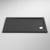 Nuie Pearlstone Grey Slate Effect Rectangular Shower Tray 1200mm x 700mm