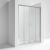 Rene Chrome Double Sliding Shower Door - 6mm Glass