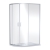 Rene Chrome Offset Quadrant Shower Enclosure - 6mm Glass