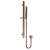 Nuie Square Slider Rail Shower Kit with Outlet Elbow - Brushed Bronze