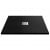 Nuie Slimline Slate Square Shower Tray 900mm x 900mm - Black