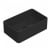 Nuie Vessel Rectangular Sit-On Countertop Basin 365mm Wide - Matt Black