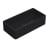 Nuie Vessel Rectangular Sit-On Countertop Basin 465mm Wide - Matt Black