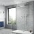 Nuie Windon Thermostatic Concealed Mixer Shower with Shower Handset + Fixed Head and Stop Taps