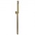 Nuie Windon Square Pencil Shower Handset with Hose and Bracket - Brushed Brass