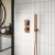 Nuie Windon Twin Square Thermostatic Concealed Shower Valve - Brushed Bronze