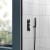 Nuie Windon Thermostatic Concealed Shower Valve Triple Handle - Matt Black