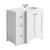 Orbit Harrogate Brunswick Vanity Unit with Worktop and Basin 900mm Wide