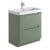 Orbit Ella 800mm 2-Drawer Floor Standing Vanity Unit