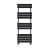 Orbit Life Black Flat Panel Designer Heated Towel Rail