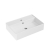 Orbit Riviera Rectangular Sit-On Countertop Basin 565mm Wide 1 Tap Hole - Gloss White