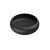 Orbit Riviera Round Sit-On Countertop Basin 360mm Wide 0 Tap Hole - Matte Black