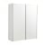 Prestige Arc 2-Door Mirror Bathroom Cabinet 600mm H x 500mm W - Gloss White