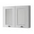 Prestige Astley Mirror Cabinet 800mm Wide - Matt White