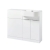 Prestige Fusion Right Handed 2 Door Combination Unit with P Shape Basin 1010mm Wide - White