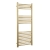 Prestige K-Rail Brushed Brass Straight Heated Ladder Towel Rail