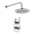 Prestige Klassique Option 2 Thermostatic Concealed Shower Valve with Fixed Shower Head and Arm - Chrome