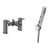 Prestige Kolt Bath Shower Mixer Tap with Shower Kit - Chrome