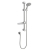 Prestige Plan Option 3 Thermostatic Concealed Shower Valve with Adjustable Slide Rail Kit and Fixed Head - Chrome