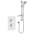 Prestige Plan Option 1 Thermostatic Concealed Shower Valve with Adjustable Slide Rail Kit - Chrome