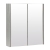 Prestige Purity Mirror Bathroom Cabinet 600mm Wide - Silver Oak