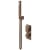 Purity Edge Brushed Bronze Dual Concealed Shower Set with Handset and Bracket