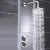 Purity Loop Chrome Dual Concealed Shower Set with Fixed Head