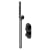 Purity Loop Black Dual Concealed Shower Set with Handset and Bracket