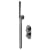 Purity Loop Brushed Pewter Dual Concealed Shower Set with Handset and Bracket