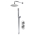 Purity Loop Chrome Dual Concealed Shower Set with Fixed Head and Handset