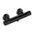 RAK Amalfi Thermostatic Bar Shower Valve Bottom Outlet - Matt Black