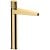 RAK Amalfi Tall Basin Mixer Tap Without Waste - Brushed Gold