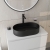 RAK Ingot Oval Countertop Wash Basin 350mm Wide - Black