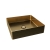 RAK Ingot Square Countertop Wash Basin 400mm Wide - Brushed Gold