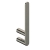 RAK Petit Round Spare Toilet Paper Holder - Brushed Nickel