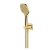 RAK Petit Square Shower Handset with Bracket - Brushed Gold