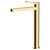 RAK Petit Round Tall Basin Mixer Tap Without Waste - Brushed Gold