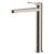 RAK Petit Round Tall Basin Mixer Tap Without Waste - Brushed Nickel