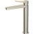 RAK Petit Square Tall Basin Mixer Tap Without Waste - Brushed Nickel