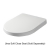 RAK Tonique Rimless Wall Hung Pan with Hidden Fixations White - Excluding Seat