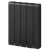 Reina Aron Die Cast Horizontal Electric Aluminium Black Radiator