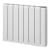 Reina Aron Die Cast Horizontal Electric Aluminium White Radiator