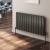 Reina Vicari Single Horizontal Aluminium Radiator 600mm H x 600mm W Anthracite